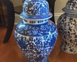 Blue and White Ginger Jar