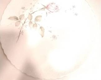 Vintage Rose Pattern Porcelain Cake Stand