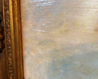 Impressionist Garden Scene Painting