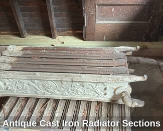 Antique Cast Iron Radiator Sections