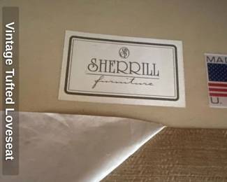 Vintage Tufted Loveseat