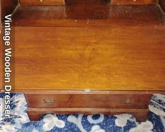 Vintage Wooden Dresser