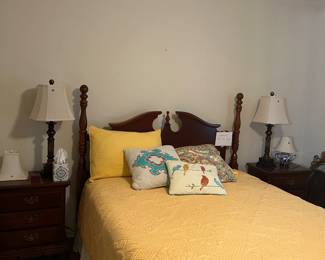 Queen bed mattress and box springs 