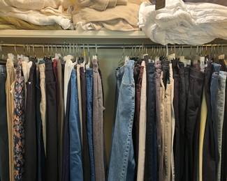 Women’s pants and blankets 