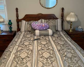 Queen bed, headboard sold