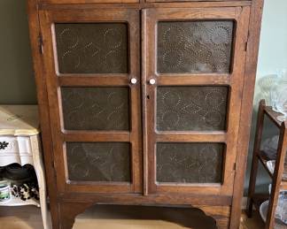 Wooden Cabinet with Two Drawers With Panels