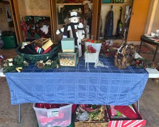 Outside Table Christmas