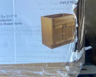 Vanity in box