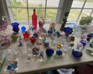 Glass art and paperwrights