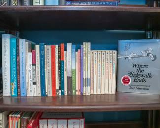 Vintage books including a set of books by C. S. Lewis, Selected Poems of E. E. Cummings and Ezra Pound, Bird by Bird by Annie Lamott, In Your Own Write byJocasta Innes