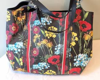 Nanette Lepore floral print large shoulder bag tote NWT new with tags
