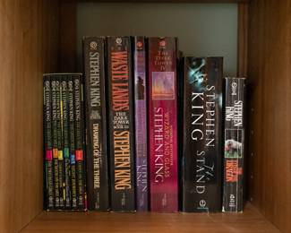Stephen King novels including The Stand, Waste Lands The Dark Tower Book III, Wizard and Glass The Dark Tower Book IV, The Eyes of the Dragon