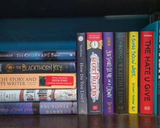 A Song Below Water by Bethany C. Morrow, You Should See Me in a Crown by Leah Johnson, The Secret Keepers by Trenton Lee Stewart, A Song of Wraiths and Ruin by Roseanne A. Brown, Armada by Ernest Cline, The Map of True Places by Brunonia Barry