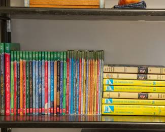 Nancy Drew mysteries by Carolyn Keene, Magic Tree House series by Mary Pope Osborne