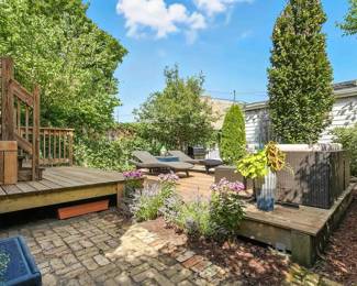 Planters and potted plants are available this estate sale, too