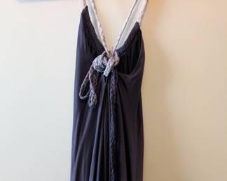 Closer look at the BCBG Max Azria ombre blue to silver maxi dress size M