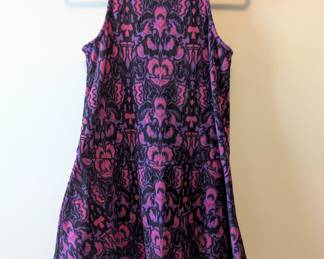 Free People pink and purple pattern sleeveless mini dress