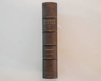 Antique 1852 hardcover of The Waverly Novels by Sir Walter Scott, Volume V The Monastery—The Abbot; Abbotsford Edition, published by Lippincott, Grambo & Co. Philadelphia 1852   