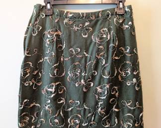 Cute little embroidered mini skirt