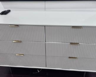 West Elm Quinn Lacquer Dresser Haze