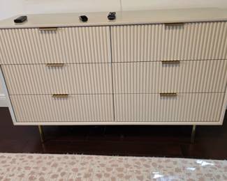 West Elm Quinn Lacquer Dresser Haze