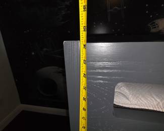 Crate & Barrel Kids Twin Bunk Bed & Full sized base. The base is on wheels. Dimensions.