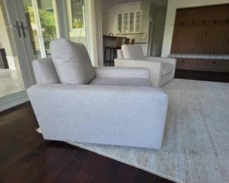Arhaus Maxwell Swivel Armchairs