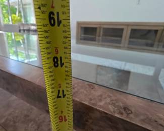 Corey Rectangle Coffee Table by Arhaus height