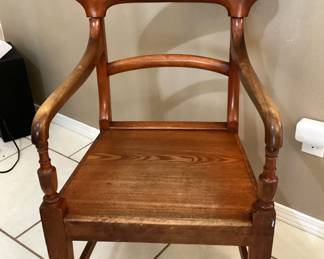 #33 - $150 - Old plantation style armchair.
