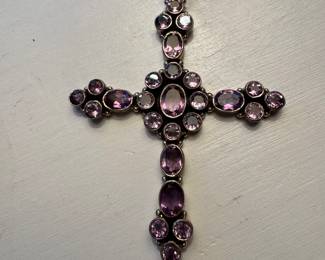 Sterling multi stones amethyst $40