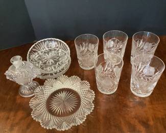 Cut crystal, all priced individually