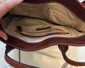 #130 - $120 - Frye leather bag gently loved