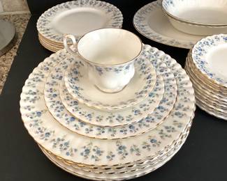 #65 - $300 - Royal Albert China, Memory Lane pattern, 60 pcs.
