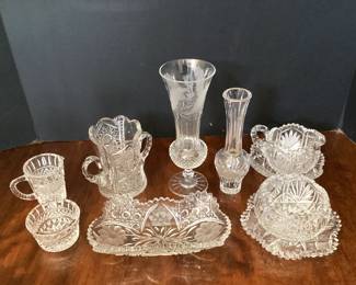 Cut crystal, all priced individually