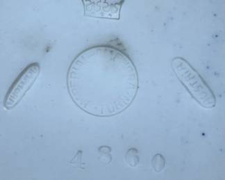 #114 - $74 - Austrian glazed figure of woman with water jug, 14"T.