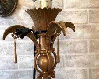 #30 - $300 - Pair of modern torchieres lamps.