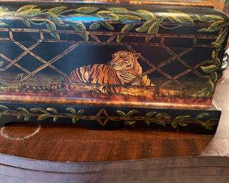 #87 - $50 - Decorative Bengal tiger box