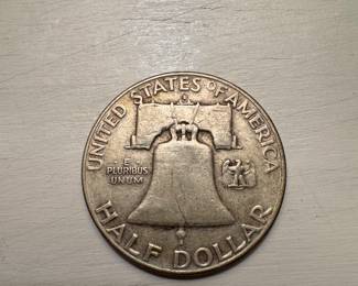 1960 half dollar $19-