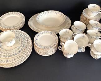 #65 - $300 - Royal Albert China, Memory Lane pattern, 60 pcs.
