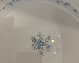 #143 - $140 - Noritake Primachina James River pattern:  12 dinner plates, 12 butter plates, 11 salad plates, 12 saucers, 10 cups