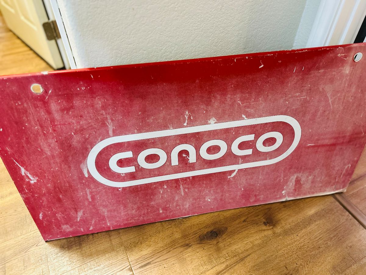 Vintage Conoco Sign. Hard to find !