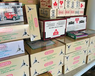Vintage Conoco Collectible Toys, Banks, ETC