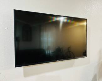 Several TVs. Sony, Vizio