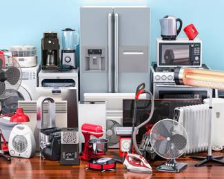 Household and Kitchen appliances available with vintage pieces, decor, and glassware for your next big event!!