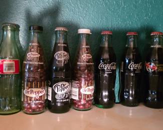 Dr pepper and coca cola collectibles 
