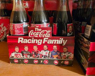 Coca cola Nascar 6 pack bottles
