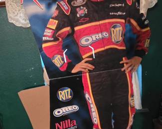 Life Sized Cardboard Nascar store display 