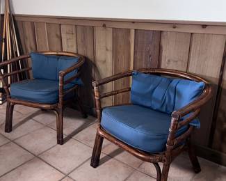 VINTAGE BAMBOO CHAIRS