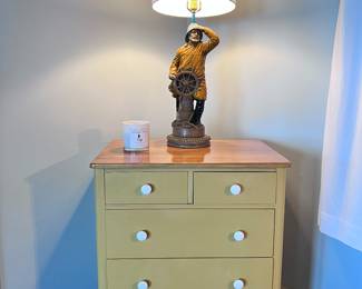 5 Drawer Chest of Drawers - CAPTAIN OF THE SEAS LAMP