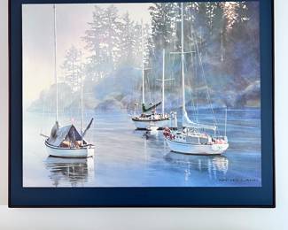 SERENITY BY KIFF HOLLAND SAILBOAT ART 